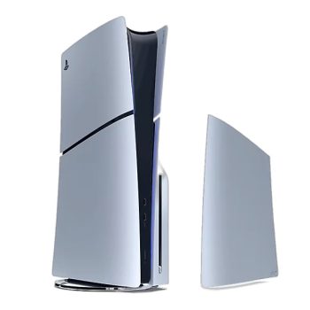 کاور کنسول پلی استیشن 5 اسلیم مدل PS5 Slim Console Covers Sterling Silver