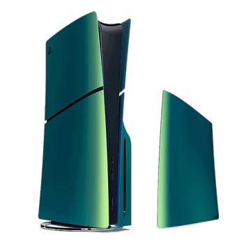 کاور کنسول پلی استیشن 5 اسلیم مدل PS5 Slim Console Covers Chroma Teal